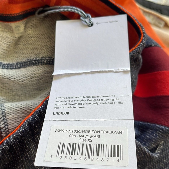 LNDR Horizon Marl Blue Track Pant Size X-Small 2-4 - Picture 11 of 15